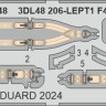 Eduard 3DL48206 F4U-2 SPACE (H.B) 1/48