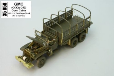 Aber 35058 U.S. Type 353 6x6 2.5ton truck open canopy (designed to be used with Tamiya kits)[GMC) 1/35