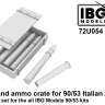 IBG Models U7254 Shells & Ammo Crates for 90/53 Italian AA Gun 1/72
