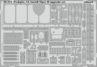 Eduard 36275 Pz.Kpfw. VI Ausf. B Tiger II upgrade set