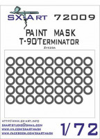Sx Art 72009 T-90/Terminator Маска для окрашивания (ZVE) 1/72