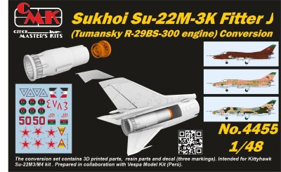 CMK 4455 Su-22M-3K Fitter J Conversion set (KITTYH) 1/48
