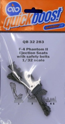 QuickBoost QB32283 F-4 Phantom II ejection seats w/ safety belts 1/32