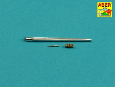 Aber 35 L-292 25mm M242 Bushmaster ribbed chain gun barrel &amp; 7,62mm M240 machine gun barrel used on late M2A3 Bradley or LAV-25 Piranha (designed to be used with Italeri, Meng Model, Tamiya and Trumpeter kits) 1/35