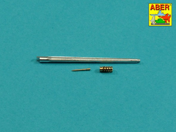 Aber 35L292 25mm M242 Bushmaster ribbed chain gun barrel & 7,62mm M240 machine gun barrel used on late M2A3 Bradley or LAV-25 Piranha (designed to be used with Italeri, Meng Model, Tamiya and Trumpeter kits) 1/35