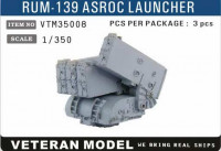 Veteran models VTM35008  RUM-139 ASROC LAUNCHER 1/350