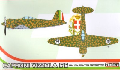Kora Model 72194 Caproni Vizzola F.5 Italian Fighter Prototype 1/72