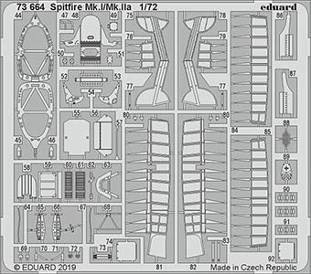 Eduard 73664 SET Spitfire Mk.I/Mk.IIa (AIRF)