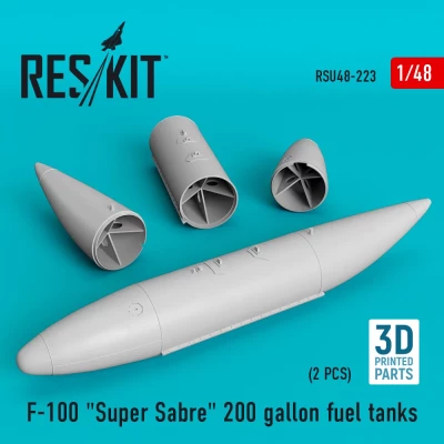 Reskit U48223 F-100 'Super Sabre' 200 gallon fuel tanks 1/48