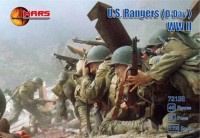 Mars MAR72126 U.S Rangers at D-Day (WWII) 40 figures in 8 poses 1/72