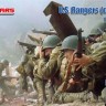 Mars MAR72126 U.S Rangers at D-Day (WWII) 40 figures in 8 poses 1/72