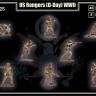 Mars MAR72126 U.S Rangers at D-Day (WWII) 40 figures in 8 poses 1/72