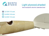 Quinta Studio QL72004 Светлая фанера, контрастная 1/72