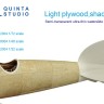 Quinta Studio QL72004 Светлая фанера, контрастная 1/72