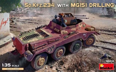 Miniart 40014 Sd.Kfz.234 with MG151 Drilling (5x camo) 1/35