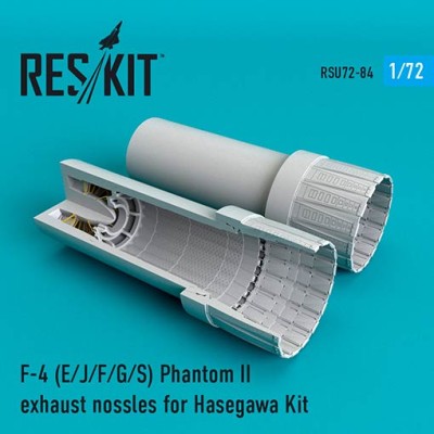 Reskit RSU72-0084 F-4 Phantom II (E/J/F/G/S) exhaust (HAS) 1/72