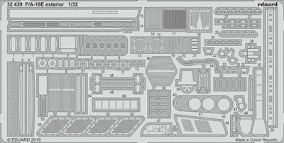 Eduard 32439 SET F/A-18E exterior (REV)