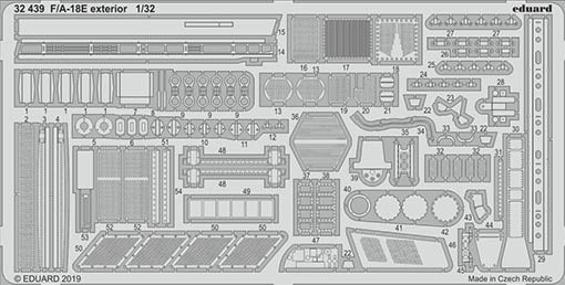 Eduard 32439 SET F/A-18E exterior (REV)