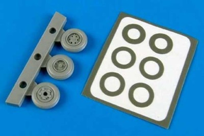 Aires 7290 AV-8B Harrier wheels &amp; paint masks 1/72