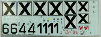Kora Model DEC4853 Messers. Bf 109E Strela (Bulgaria) декали 1/48