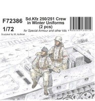 CMK F72386 Sd.Kfz 250/251 Crew in Winter Unif. (2 fig.) 1/72
