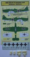 Kora Model DEC72153 Miles M.14 Magister (Germany Service) декали декали 1/72