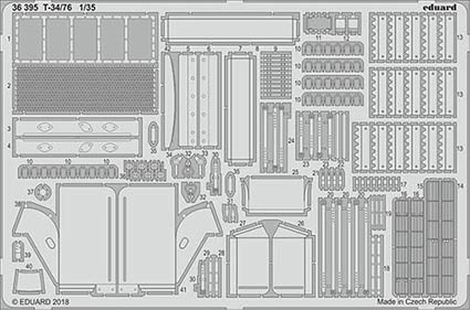 Eduard 36395 T-34/76 1/35