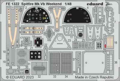Eduard FE1322 Spitfire Mk.Vb Weekend (EDU) 1/48