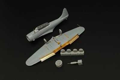 Brengun BRL144166 SBD-3 Dauntless - exterior set (resin&amp;PE) 1/144