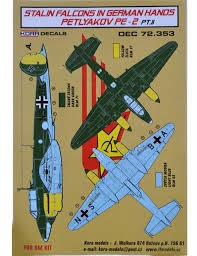 Kora Model DEC72353 Pe-2 in German Hands (UMM) Part II. декали декали 1/72