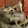 Condor F-350354 Британские танкисты WW II, 2 фигуры + бюст 1:35