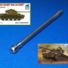 Model Gun MG-3637 Британская пушка танка Comet "Комета" с дульником, укороченная версия Ordnance QF 17-pounder (Bronco) 1/35