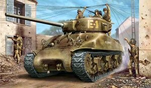 Hobby Boss 84801 Танк U.S M4A1 76(W) 1/48
