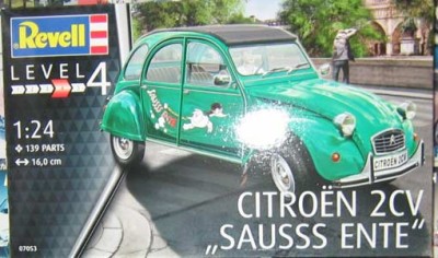 Revell 07053 Микролитражный авто Citroen 2CV &quot;Sausss Ente&quot;1987г (REVELL) 1/24