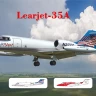 A-Model 72386 Learjet-35A (2x camo) 1/72