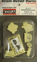 Kora Model DS7215 Kawanishi N1K1 Interior Set (TAM/AOSHIMA) 1/72