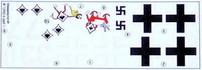 Lf Model C72221 Decals Messerschmitt Bf 109G-6 Comiso Pt.1 1/72