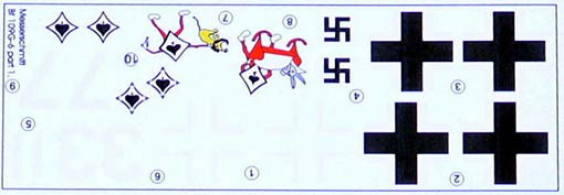 Lf Model C72221 Decals Messerschmitt Bf 109G-6 Comiso Pt.1 1/72