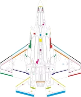 Eduard EX1098 Mask F-35C RAM panels (TAM) 1/48