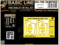 HGW 132841 DH-100 Vampire (INFINITY M.) BASIC LINE 1/32