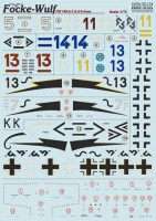Print Scale 72-174 Focke-Wulf Fw-190 A7&A8 Aces 1/72