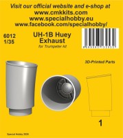 CMK SP6012 UH-1B Huey Exhaust (TRUMP) 1/35
