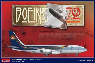 Roden 14417 Boeing 720 &quot;Caesar's Chariot&quot; 1/144