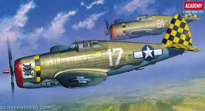 Academy 12492 Самолёт P-47D Thunderbolt Razor 1/72