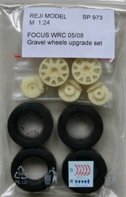 Reji Model 973 Focus WRC 05 - Gravel wheels upgrade set 1/24