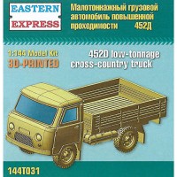 Восточный Экспресс 144T031 Малотоннажный грузовой автомобиль повышенной проходимости УАЗ-452Д 1/144
