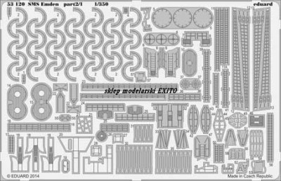 Eduard 53120 SMS Emden part 2 1/350