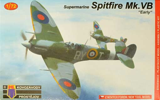 Kovozavody Prostejov 72058 Supermarine Spitfire Mk.VB Early (2x camo) 1/72