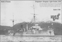 Combrig 70083PE Uruguayan Uruguay Light Cruiser, 1910 1/700
