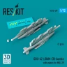 Reskit 72491 GBU-62 (JDAM-ER) bombs w/ pylons for MiG-29 1/72
